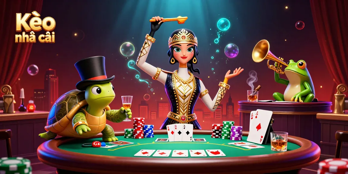 Engage in Kèo nhà cái betting with a vibrant illustration featuring unique characters and rich environments.