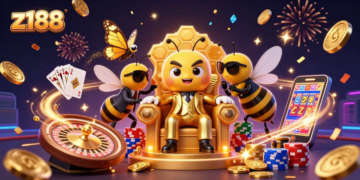 Experience top-tier gaming at z188 with exciting spins, jackpots, and colorful casino elements.
