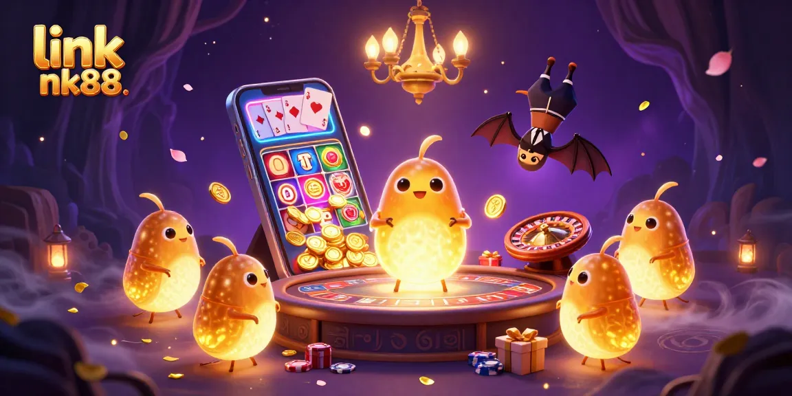 Place bets at link nk88 among luminous glowworms in a vibrant cave casino environment.