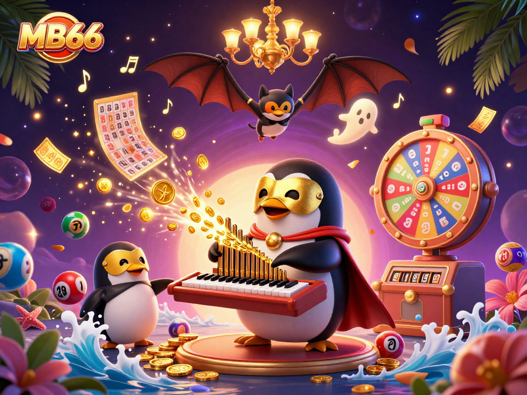 Experience MB66 with animated lottery action featuring vibrant characters and casino elements.