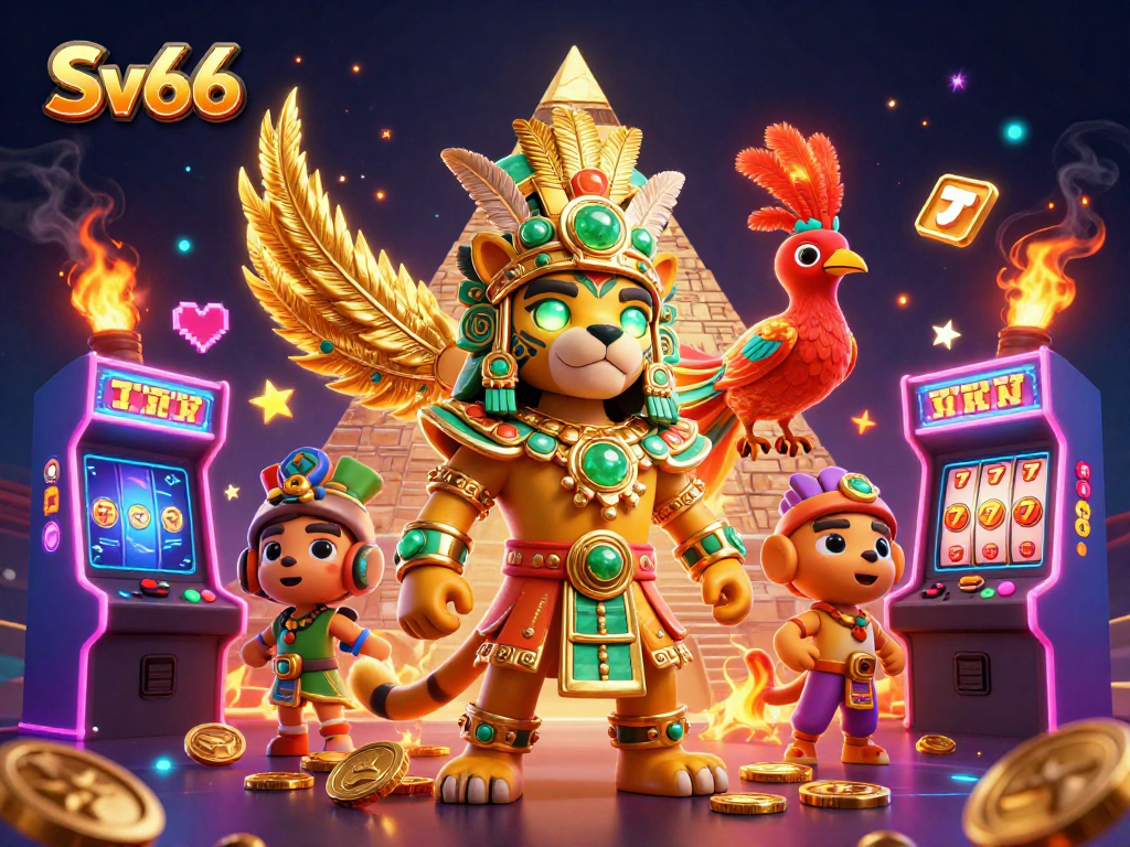 Engage in online gaming excitement with Sv66, featuring dynamic 3D slots and characters.