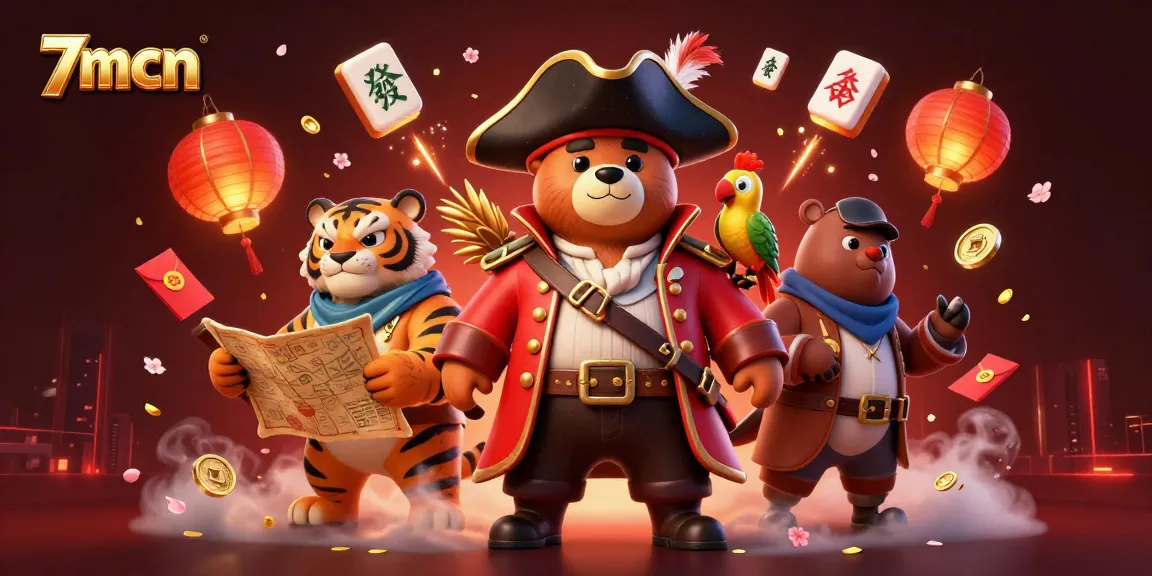 Engage with thrilling live action at 7mcn, featuring vibrant casino-themed characters and immersive elements.