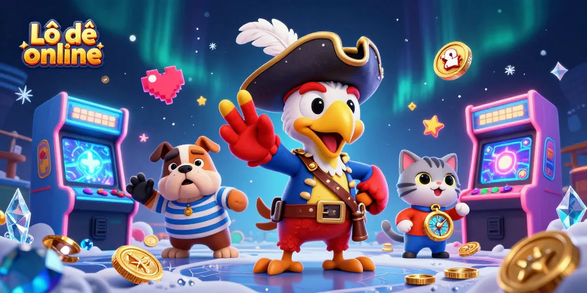 Engage in thrilling Lô đề online action with vivid characters amidst dynamic gaming elements.