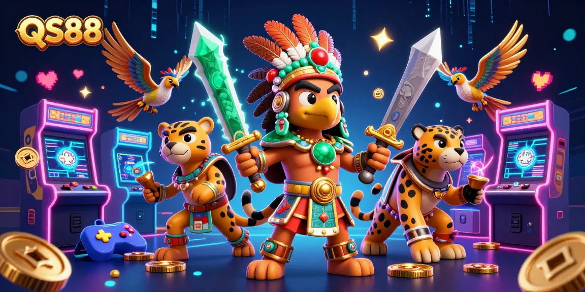 QS88 captivates players with vibrant 3D gaming elements and dynamic casino-style visuals