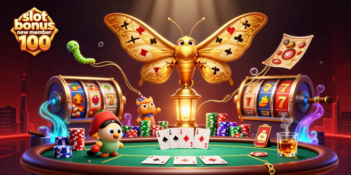Mengklaim slot bonus new member 100 dengan berbagai simbol keberuntungan dan pengalaman judi yang menarik di kasino online.