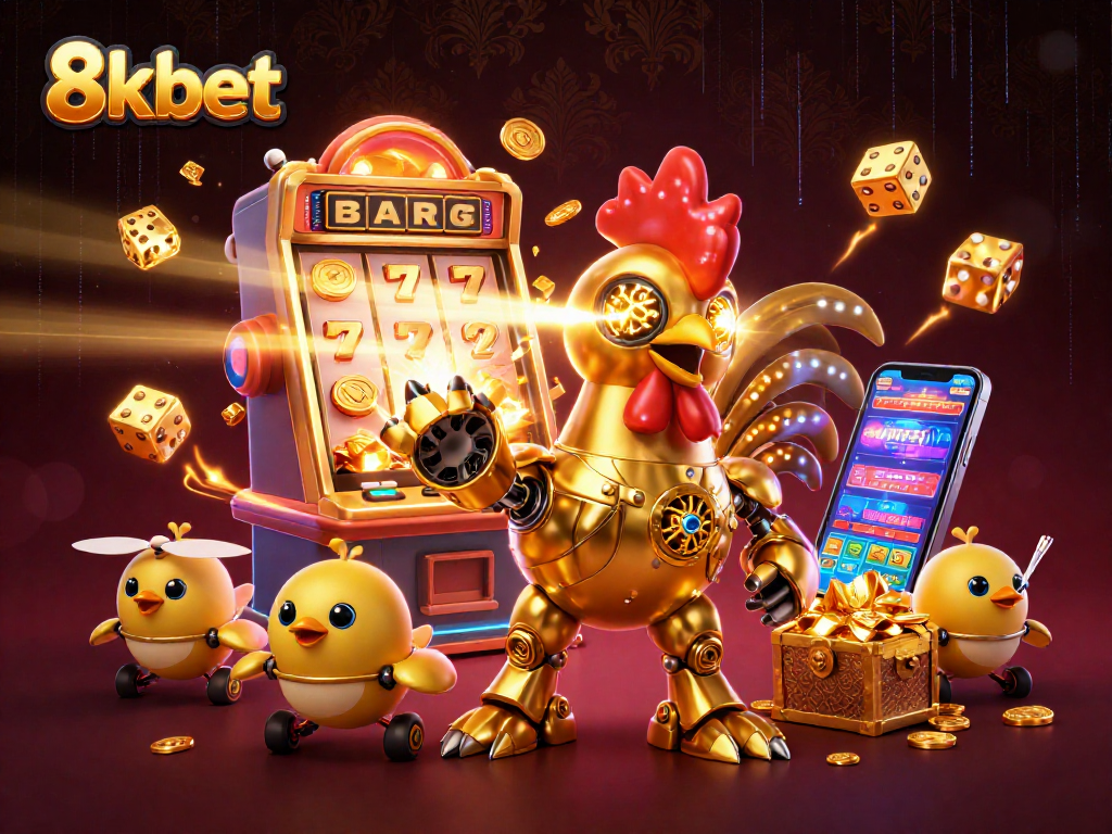 Engage with 8kbet's exciting online games amid a vibrant casino world.