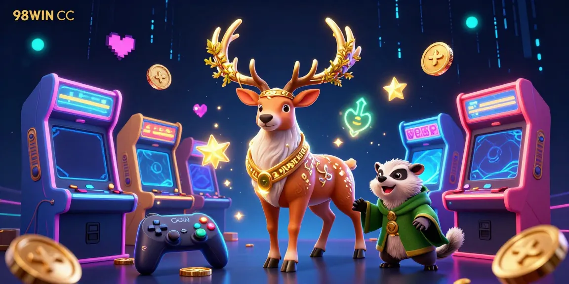 Join the excitement of 98WIN CC with vibrant casino games and magical characters for a thrilling experience.