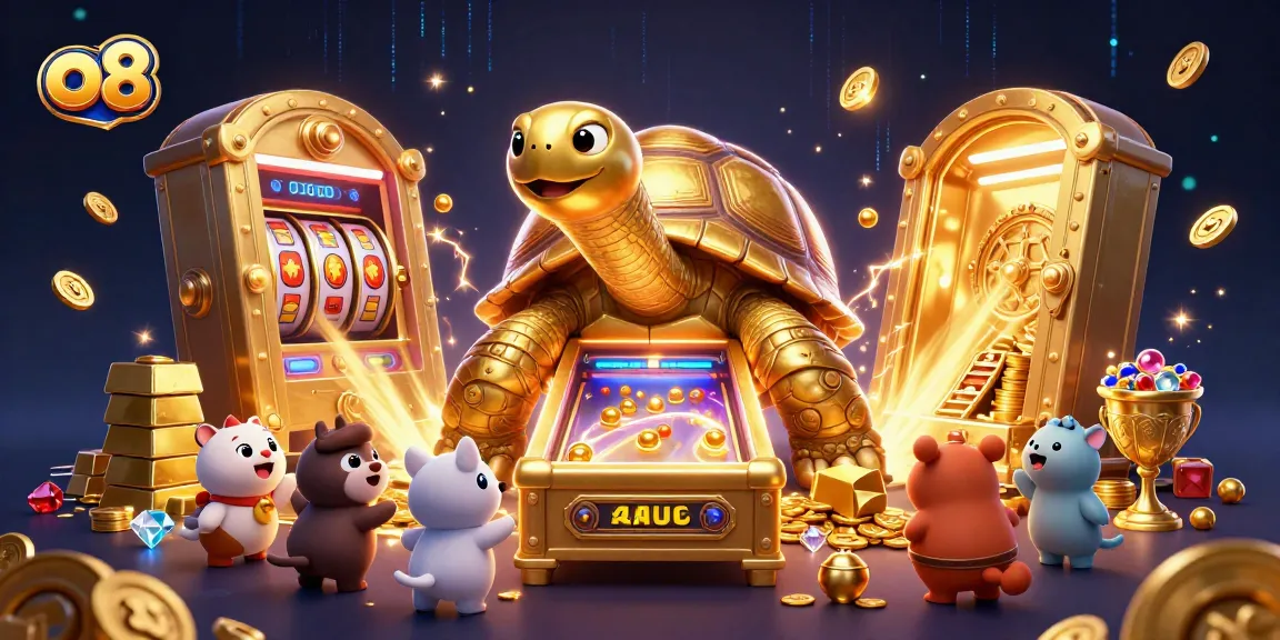 Experience thrilling jackpots at o8 with vibrant gaming elements and lively characters in action.