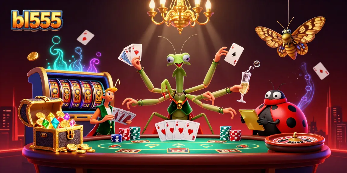 Experience thrilling casino action with bl555's vibrant gameplay and dynamic characters in an ultra-detailed scene.
