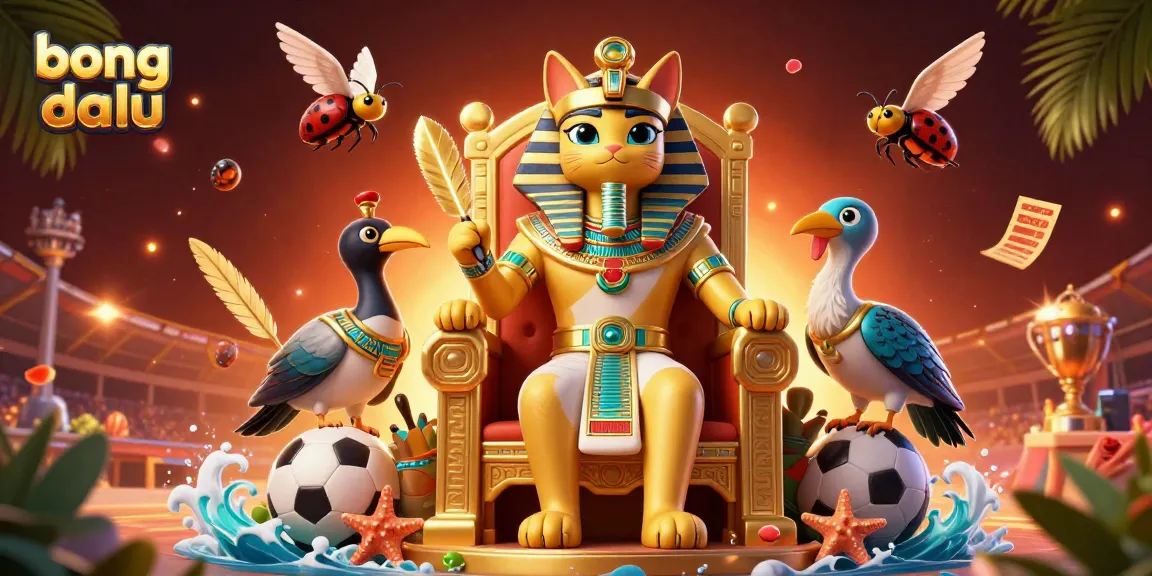 Experience thrilling sports betting action on bong da lu with our dynamic 3D illustration featuring unique characters.