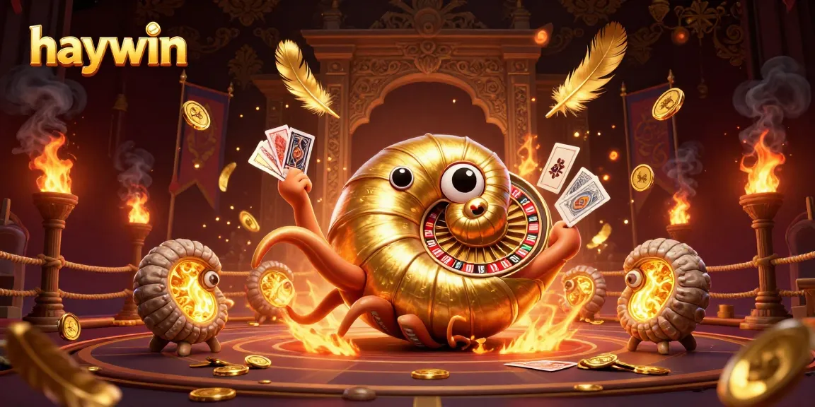 Join the excitement at Haywin with a vibrant 3D casino scene showcasing thrilling gaming moments.