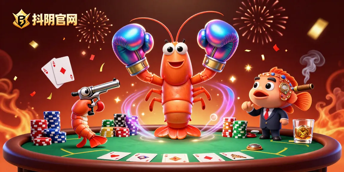 Experience thrilling gameplay at 抖阴官网 with vibrant poker action, showcasing colorful chips and dynamic characters.