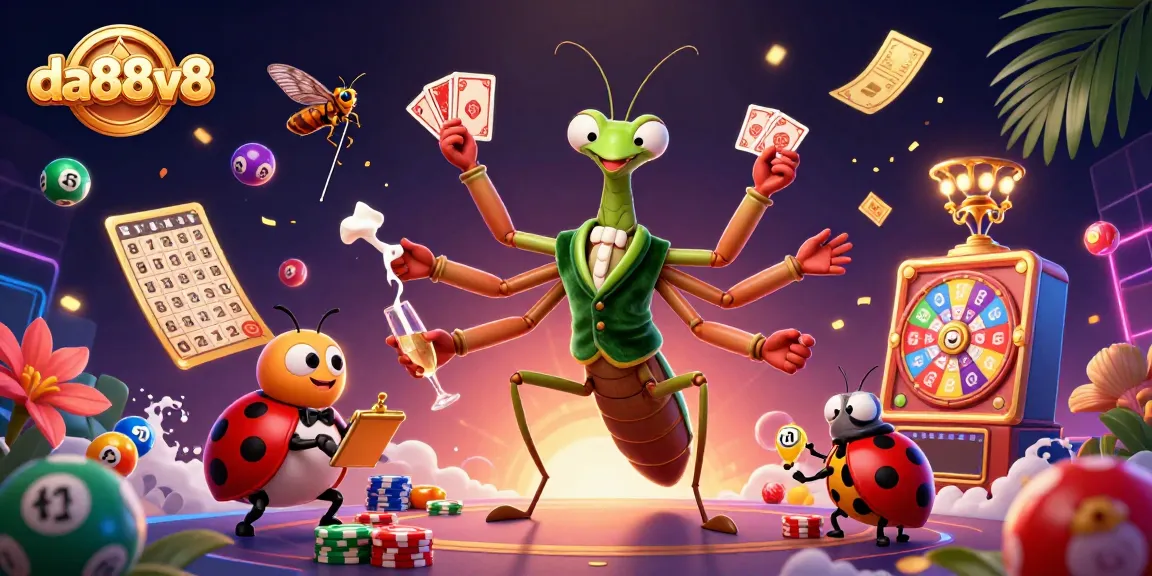 Engage in thrilling games at da88v8 with vibrant visuals and dynamic casino elements.