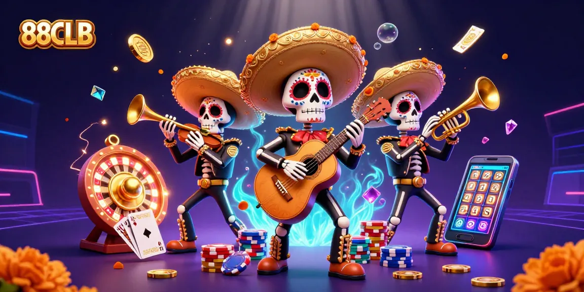 Experience the thrill of 88CLB with vibrant mariachi characters and casino elements.