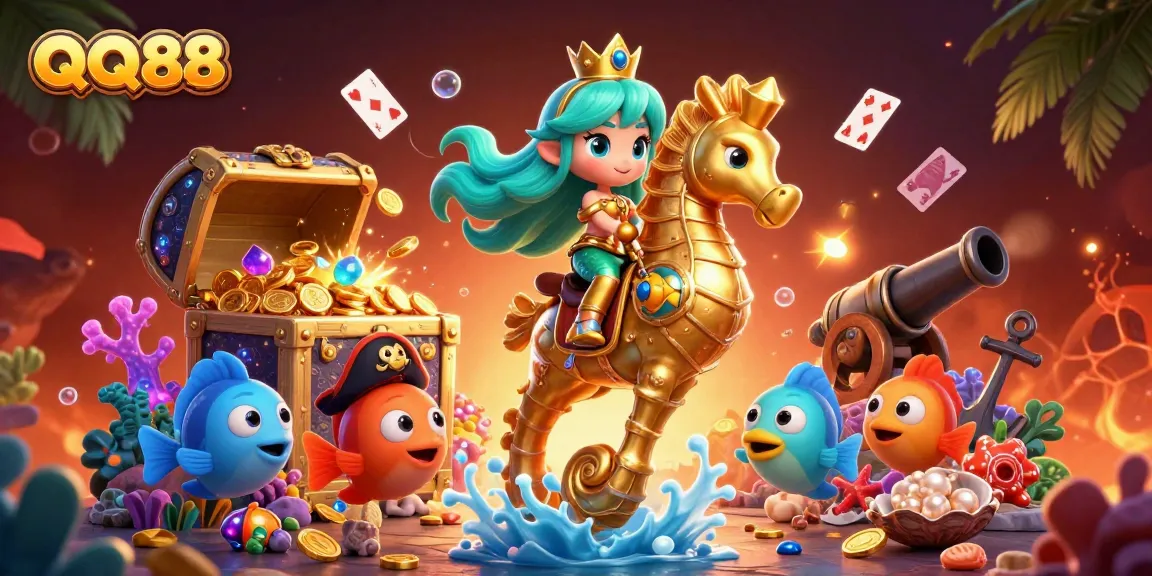 Play and win with QQ88 in an underwater treasure-filled world of excitement!