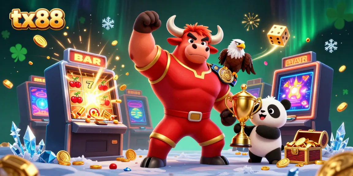Experience thrilling wins with tx88's vibrant casino adventure featuring dynamic characters and jackpot elements.