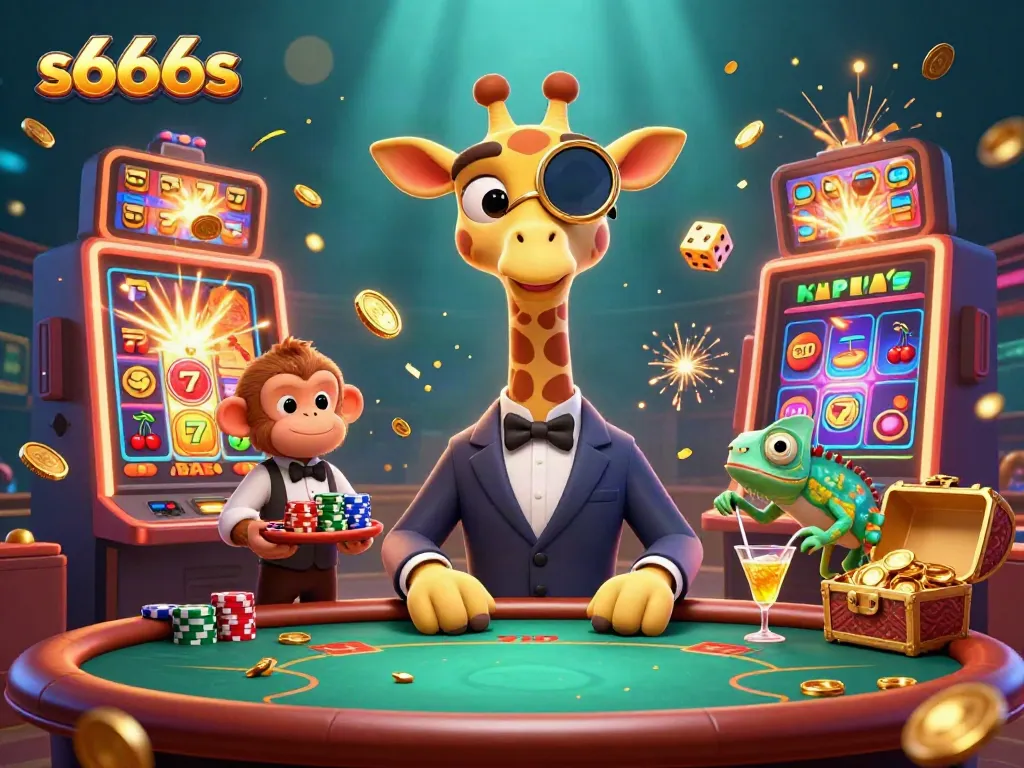 Experience the excitement of s666s with lively casino characters and jackpot action.