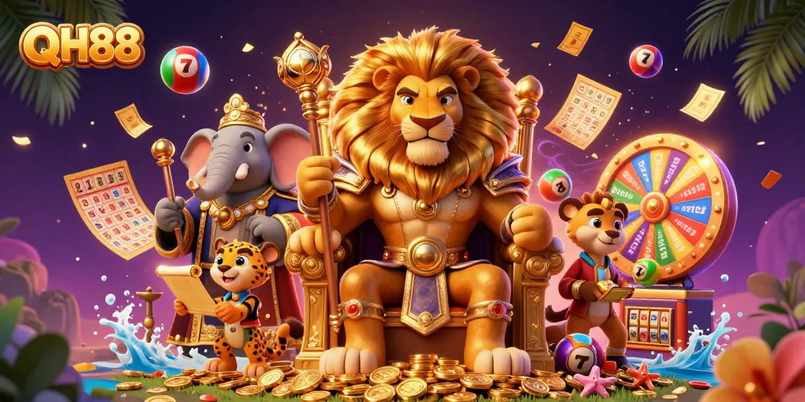 Experience the excitement of QH88 with its vibrant slot games and dynamic casino elements.