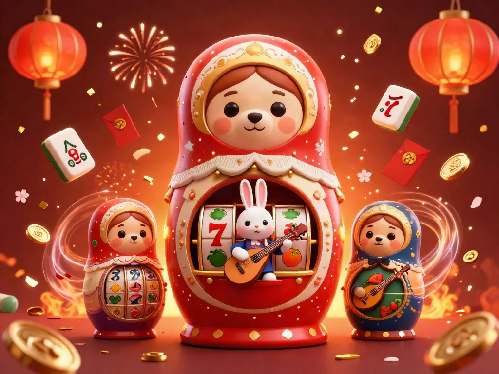 Engage with the SUNWIN experience in a vibrant 3D casino scene filled with playful characters and rich gambling elements.