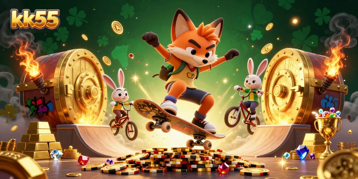 Experience the thrill of kk55 with vibrant casino-themed adventures and engaging characters.