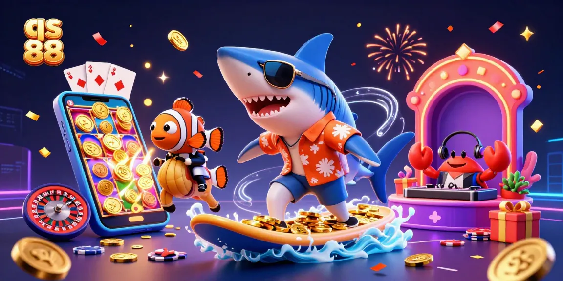 Experience the thrill of qs 88 with a vibrant casino adventure featuring exciting characters and gambling elements.
