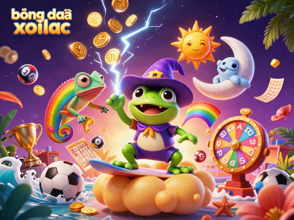 Bóng đá trực tuyến xoilac tv showcases dynamic sports betting excitement with vibrant elements
