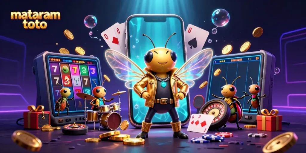 Spin vibrant slot games at Mataram Toto with our animated rock star and dynamic gameplay.