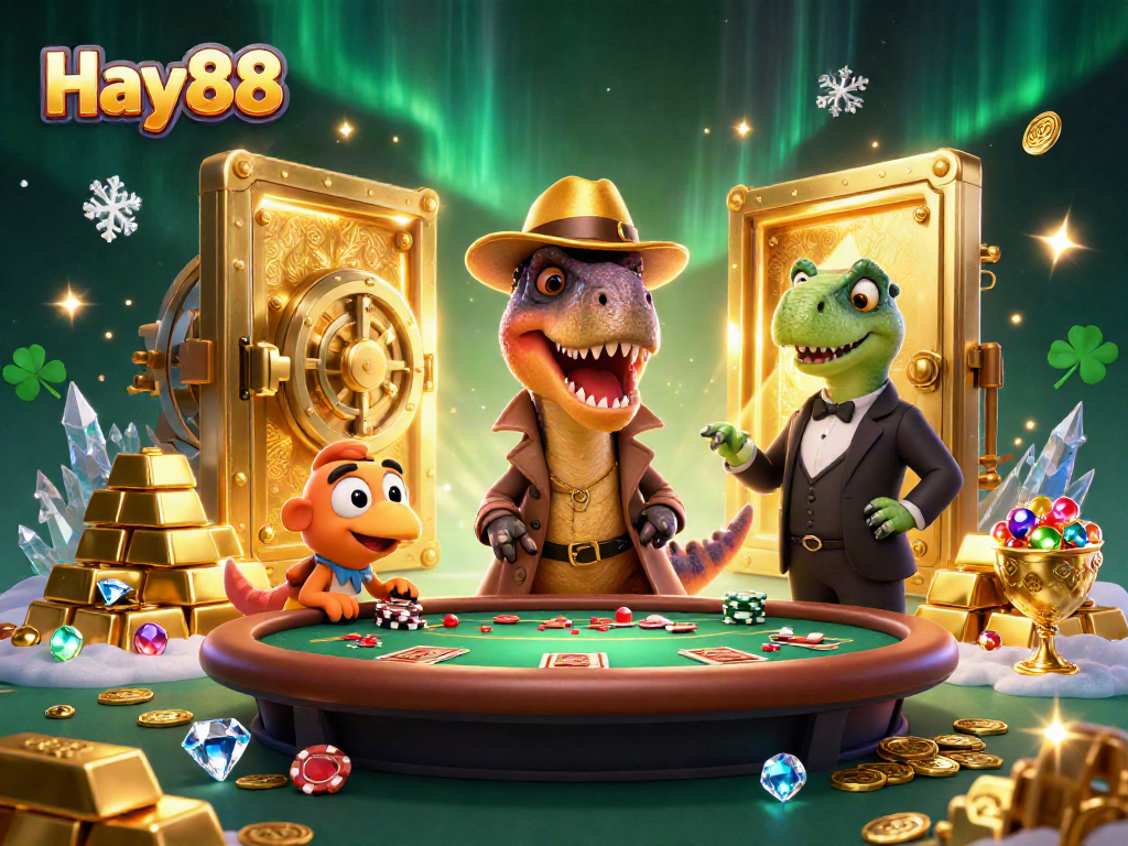 Experience winning moments with Hay88 at the blackjack table surrounded by treasures.
