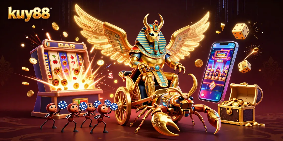 Play exciting slot games with kuy88 and win thrilling jackpots in a vibrant casino atmosphere.