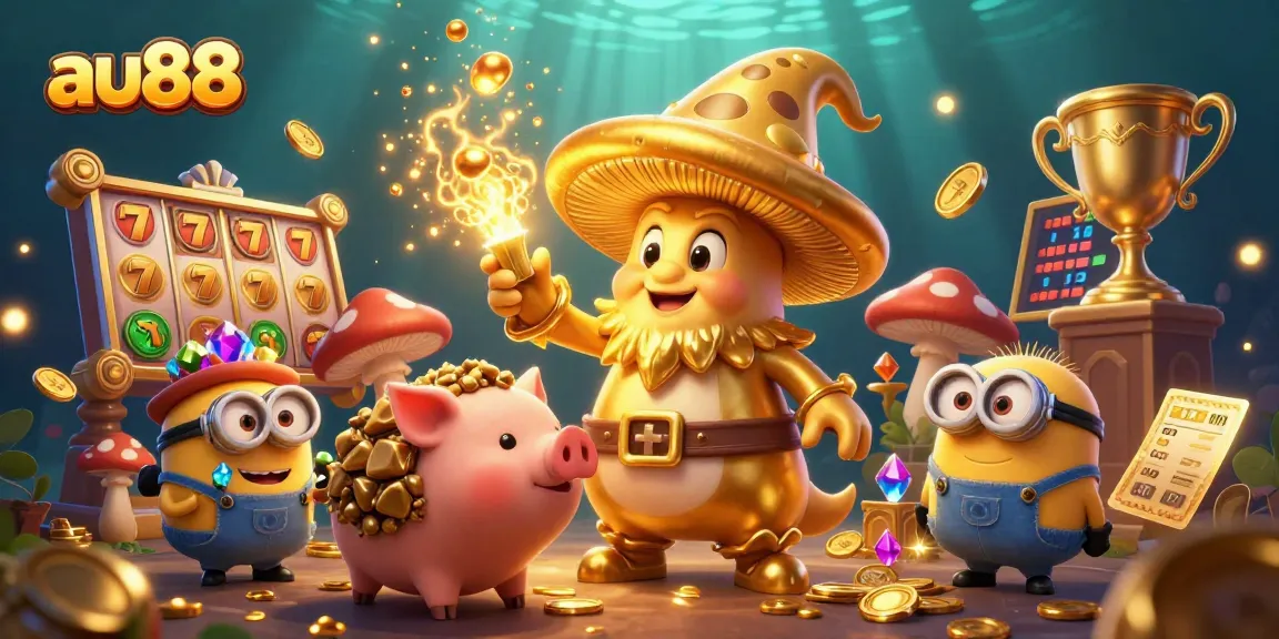 Experience the excitement of winning with au88's magical slot adventures and treasures