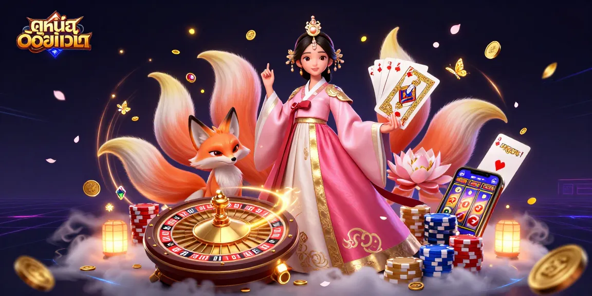 Engage in ดูหนังออนไลน์ with a scene showcasing gamers featuring golden coins and poker chips amidst vibrant visuals.