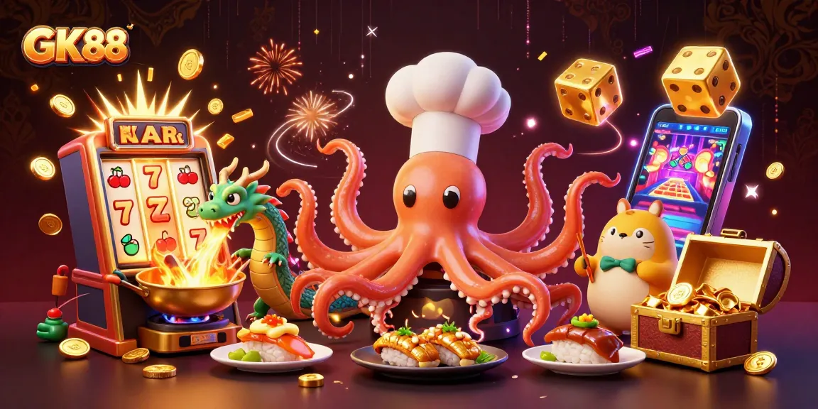 Experience exciting gameplay at GK88 with vibrant characters and dynamic casino elements.