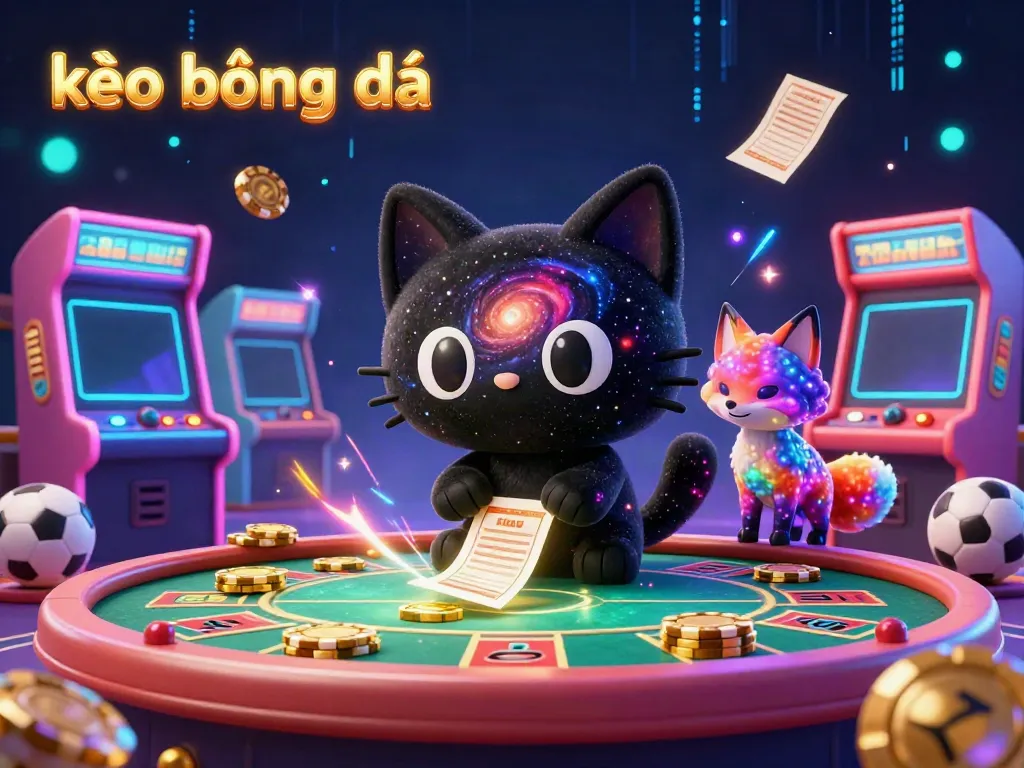 Experience thrilling bets at kèo bóng đá with cosmic characters and animated game elements.
