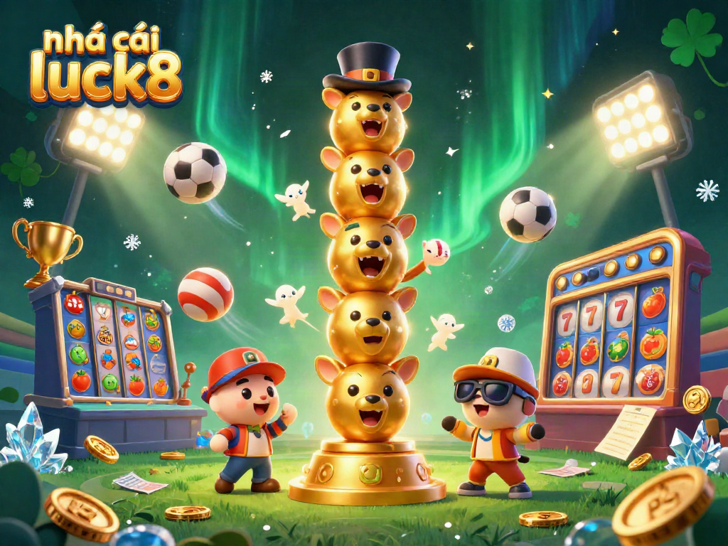Interaction scene showcasing Nhà cái luck8 with dynamic casino elements and vibrant gaming atmosphere.