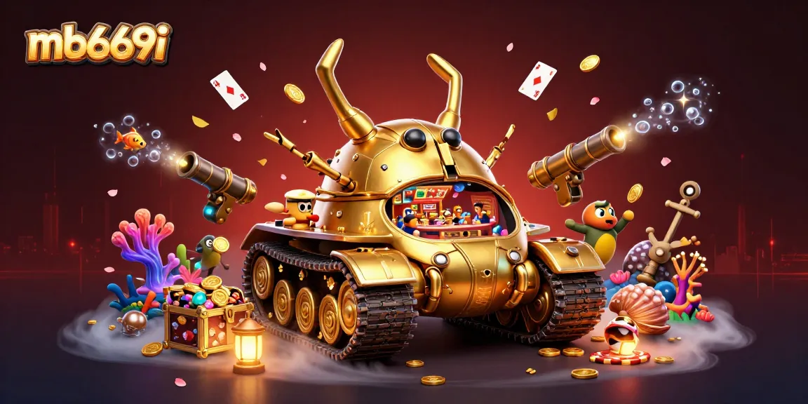 Engage with mb669i's vibrant casino atmosphere showcased in a 3D scene of excitement and wealth.