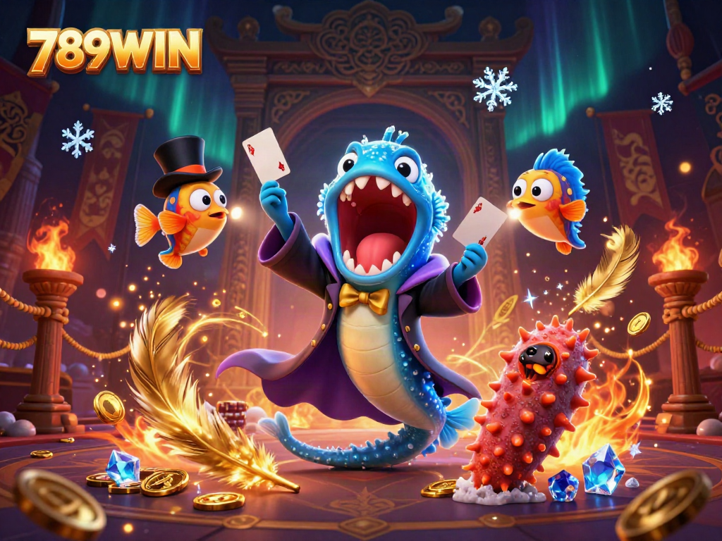 Experience the thrill of gaming with 789WIN, featuring an entertaining underwater magic show.