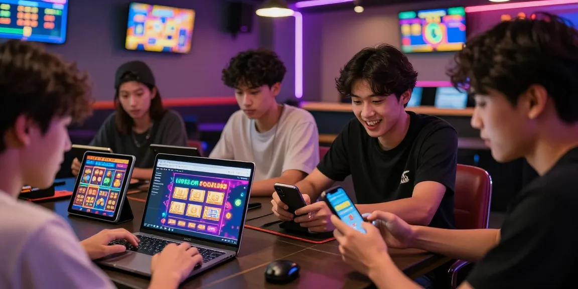 Engaging scene illustrating Link Alternatif Togel88 with players celebrating lottery wins and reviewing game options in a stylish game lounge.