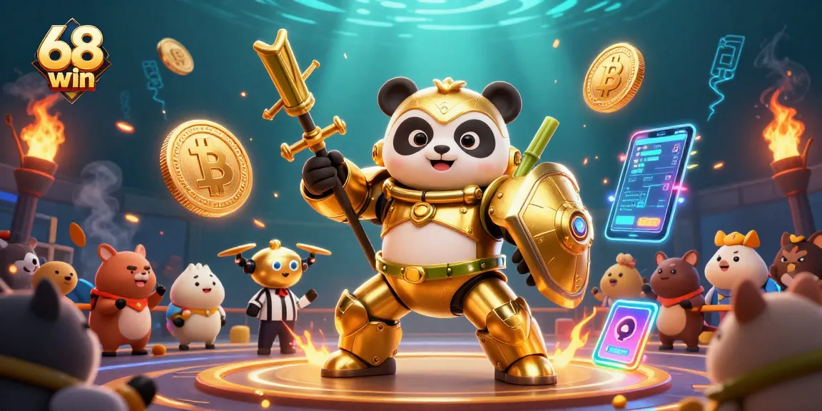 Experience 68 win with thrilling 3D gambling avatars and dynamic crypto elements in action.