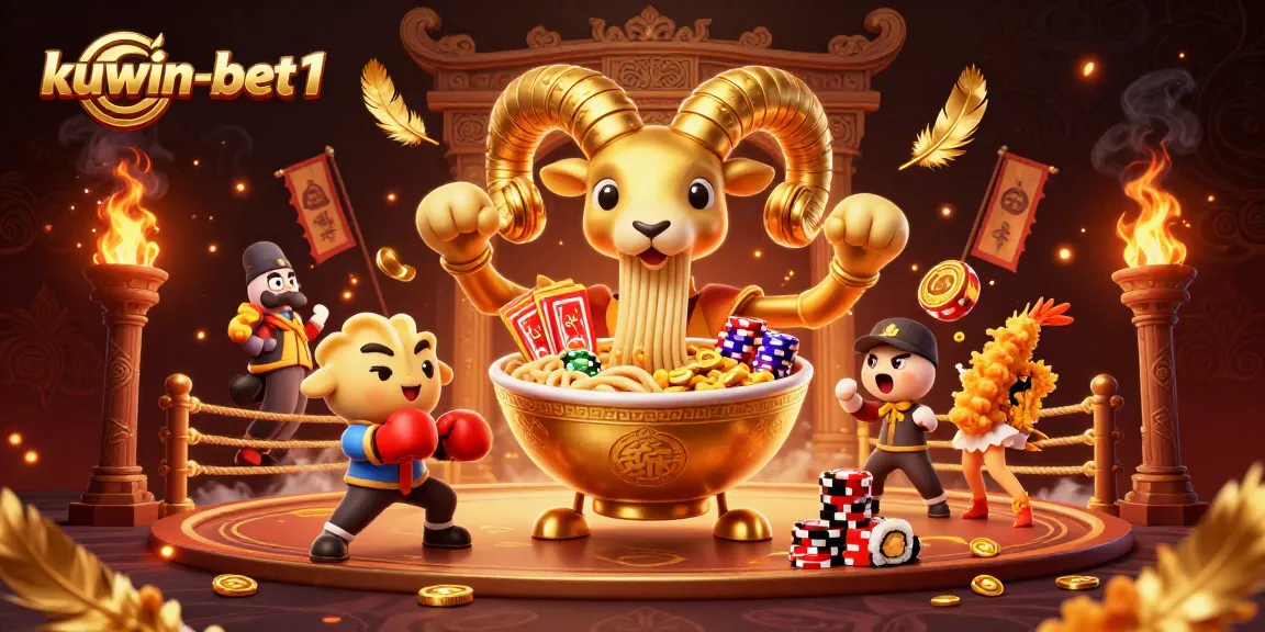 Experience thrilling action at kuwin-bet1 with dynamic characters in a vibrant casino scene.