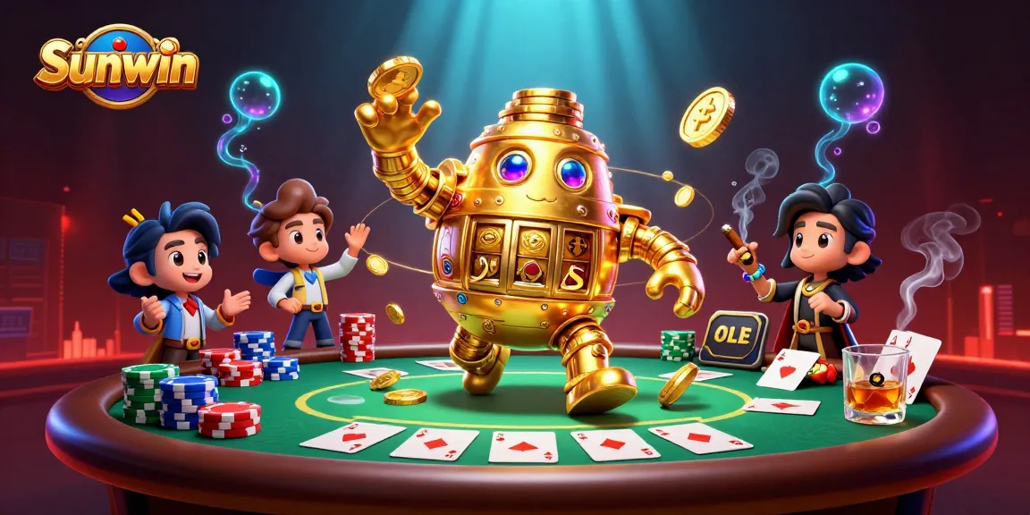 Engage thrilling games at Sunwin with the ancient golden golem and poker elements.