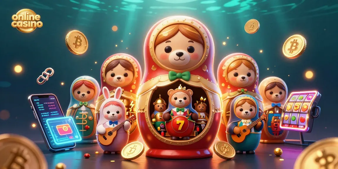 Experience a vibrant online casino atmosphere with our 3D illustration featuring unique characters and digital elements.