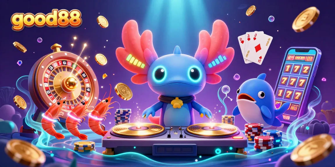 Engage in thrilling action at good88 with vibrant 3D casino characters and dynamic gaming elements.