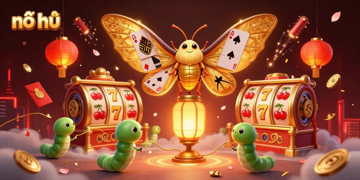 Experience the thrill of nổ hũ with vibrant slot reels and winning symbols in action!