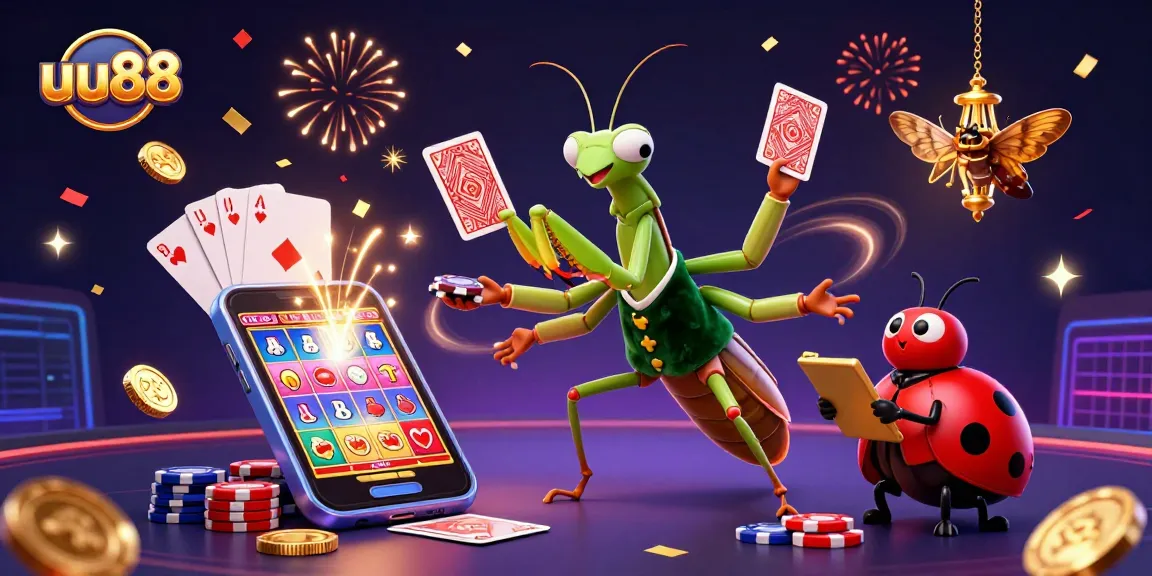 Experience the thrill of uu88 gambling with vibrant characters and dynamic casino elements.