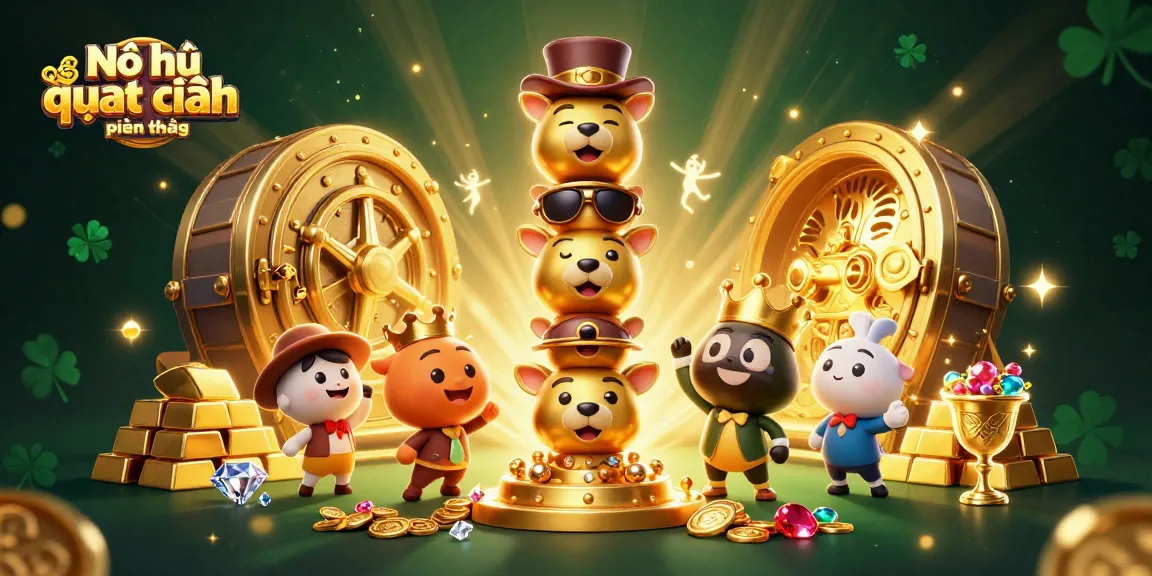 Engage with the thrill of Nổ hũ quyết chiến tiền thưởng as riches overflow from a grand vault.