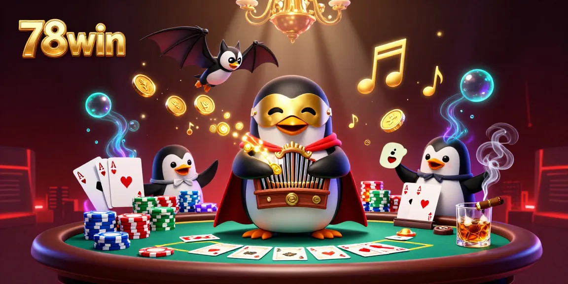 Experience the thrilling gameplay of 78win with dynamic poker scenes and mesmerizing character illustrations.