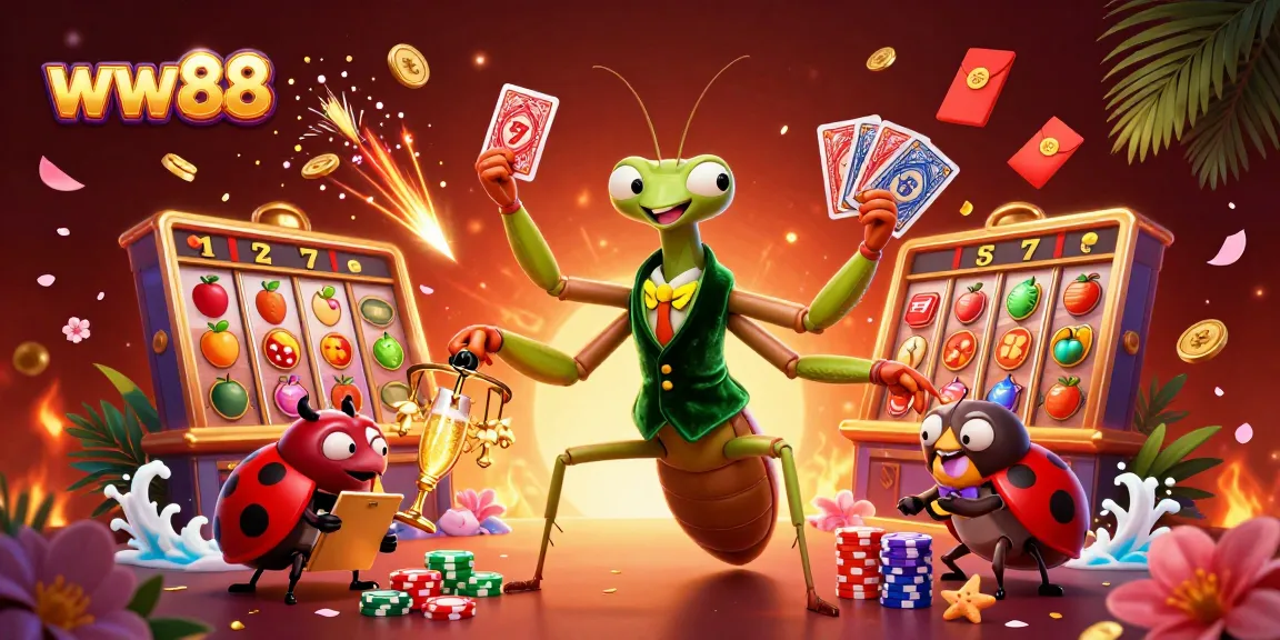 Experience the excitement of ww88 as the giant card sharp deals in a vibrant casino scene.