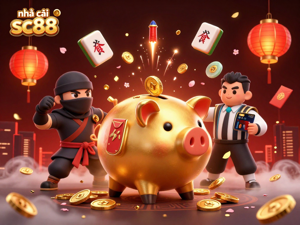 Engaging scene with characters in nhà cái sc88 promoting excitement in online gambling activities.