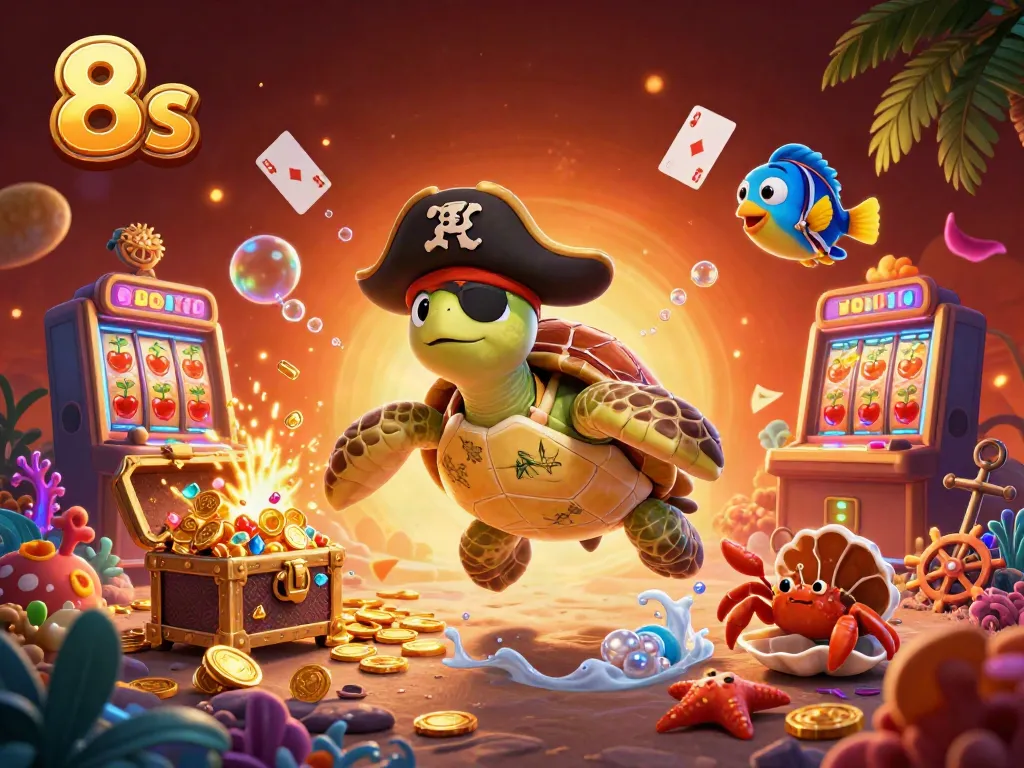 Engage with the thrilling ocean-themed casino adventures at 8s featuring vibrant slot machines and treasure-filled underwater scenes.