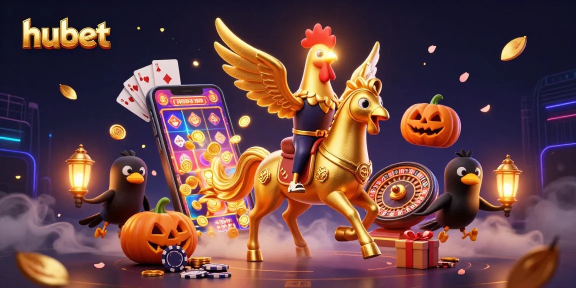 Experience thrilling gameplay at hubet with a colorful slot game and vibrant casino atmosphere.